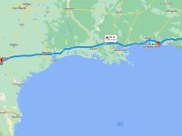 Map of 2nd Florida Coastline Trip